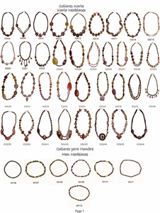 Costa Rica Wood Necklaces - Karla Costa Rica Wood Necklaces - Karla
