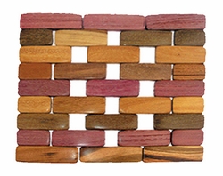 Costa Rica Wood Trivet - Rosewood or Mixed Woods 