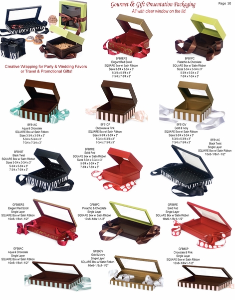 Gourmet Gift Boxes w/Lid