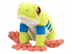Red Eyes Green Frog 12" Plush