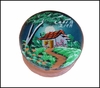 Hand Painted Wood Box - 2"