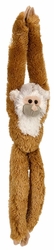 Hanging Squirrel Monkey 14" Plush
