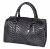 J. Lang Dr. Bag Purple Crocodile Leather