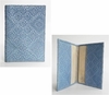 J. Lang Passport Holder Light Blue Leather