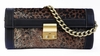 J. Lang Secret Code Clutch Jaguar Hair Leather