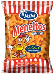 Jacks Meneitos Classic Cheese Puffs Chips Costa Rica