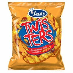Jacks Twisters Cheese Curls Chips Costa Rica
