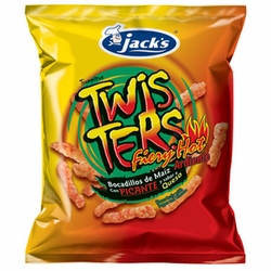 Jacks Twisters Fiery Hot Cheese Curls Chips Costa Rica