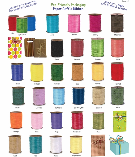 Paper Raffia Ribbon/Eco-Friendly