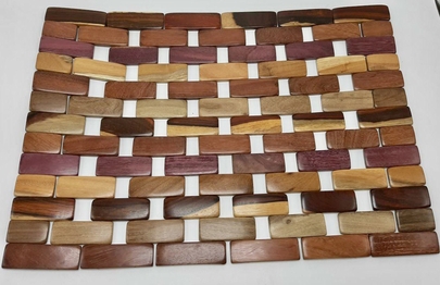 2 Costa Rica Wood Placemats - Shipping INCLUDED
