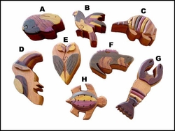 Puzzle Wood Box - Tropical Animals