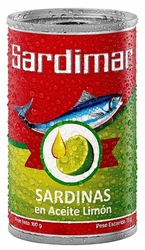Sardimar Sardine in Lemon Oil Costa Rica