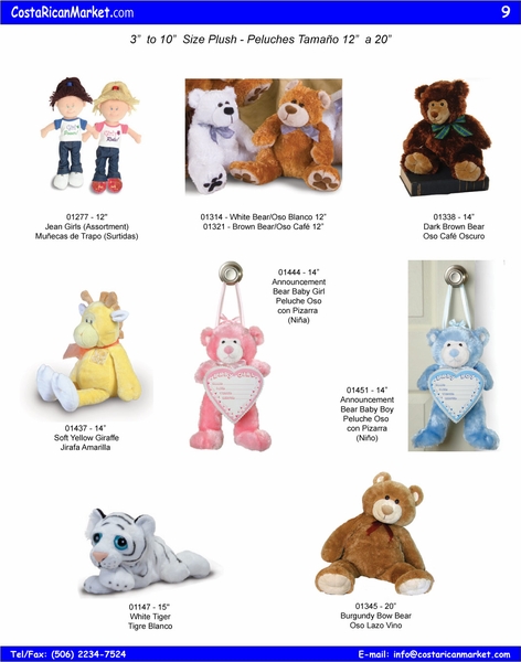Toda Ocasi�n - Peluches 12" a 20"