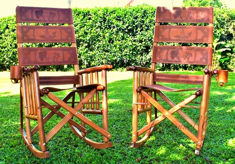 ValuePak01 - 2 High Back Rocking Chairs + Shipping Door-to-Door