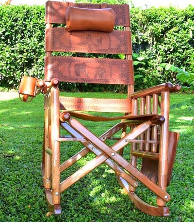 ValuePak04 - 1 High Back Rocking Chair + Accessories + Shipping Door-to-Door