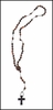 Virgin of the Angels Wood Rosary - 21"