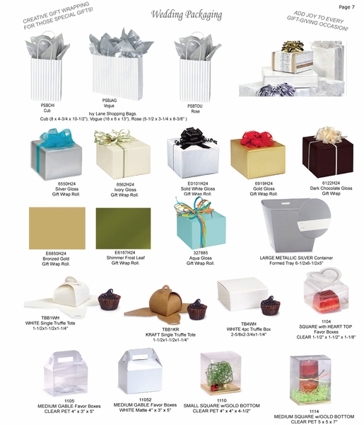 Wedding Favors Packaging