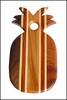 Wood Cutting Board w/Stripes - Pineapple Wood Cutting Board w/Stripes - Pineapple