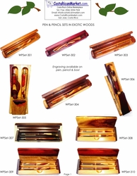 Wood Pen & Pencil Sets