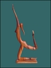 Wood Sculpture "Ballet Dancer"