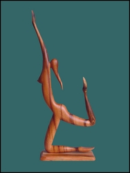Wood Sculpture "Ballet Dancer"