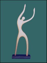 Wood Sculpture "Tropical Dancer"