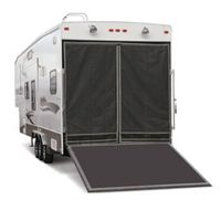 Toy Hauler Screen -  Fiberglass or Aluminum Frame Magnetic Attachment