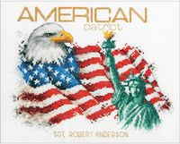 American Patriot, 14-count, 10x8", cross stitch kit (Dimensions)