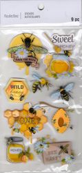 Sweet Honey, 3D scrapbook stickers 4x7" (Recollections)