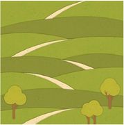 A Walk in the Park, scrapbook paper (Karen Foster)