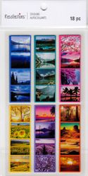 Scenic Tiles, 3D scrapbook stickers 4x7" (Recollections)