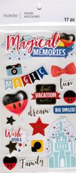 Magical Memories, 3D scrapbook stickers 4x7" (Recollections)