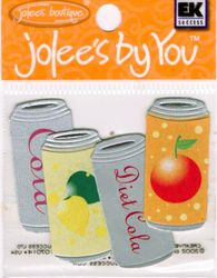 Soda Cans, drink scrapbook 3D embellishments (Jolee's By You)