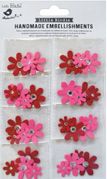 Jeweled Florets, Candy Mix, Sticker Embellishment, flowers, 3D Scrapbook stickers, 32/pk (Little Birdie)