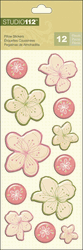 Floral Pillow Scrapbook Stickers, 12/pk, Studio 112 (EK Success)
