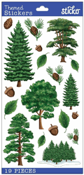 Majestic Trees, 4" x 7" scrapbook stickers (Sticko)<br><font color=red>25% off</font>