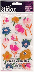 Modern Florals, scrapbook stickers (Sticko)