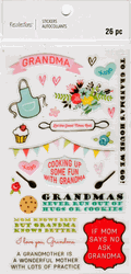 Grandma, scrapbook stickers 4x7" (Recollections)
