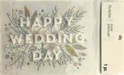 Happy Wedding Day, scrapbook stickers, 4x5" - Recollections #665710