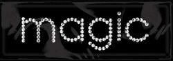 Rhinestone Word Stickers, magic, scrapbook (Me & My Big Ideas)<br><font color=red>50% off</font>