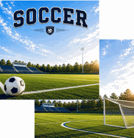 Soccer, DS scrapbook paper (Scrapbook Customs)
