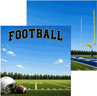 Football, DS scrapbook paper (Scrapbook Customs)