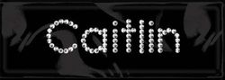 Rhinestone Name Stickers, Caitlin, scrapbook (Me & My Big Ideas)<br><font color=red>50% off</font>