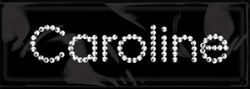 Rhinestone Name Stickers, Caroline, scrapbook (Me & My Big Ideas)<br><font color=red>50% off</font>