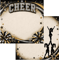Cheer, DS scrapbook paper (Scrapbook Customs)