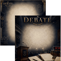 Debate, DS scrapbook paper (Scrapbook Customs)