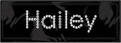Rhinestone Name Stickers, Hailey, scrapbook (Me & My Big Ideas)<br><font color=red>50% off</font>