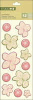 Floral Pillow Scrapbook Stickers, 12/pk, Studio 112 (EK Success)