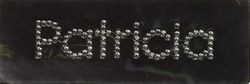 Rhinestone Name Stickers, Patricia, scrapbook (Me & My Big Ideas)<br><font color=red>50% off</font>