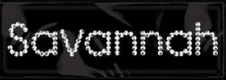 Rhinestone Name Stickers, Savannah, scrapbook (Me & My Big Ideas)<br><font color=red>50% off</font>